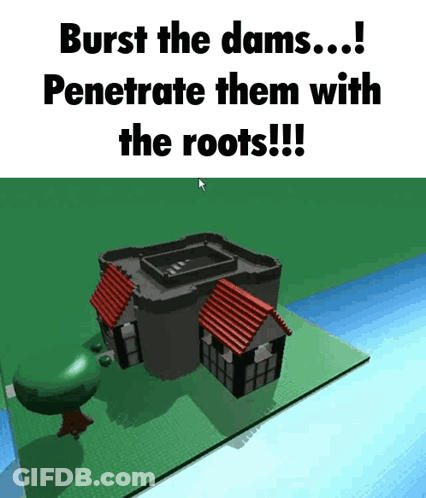Video Game Screenshot Burst The Dams Penetrate Them With The Roots GIF