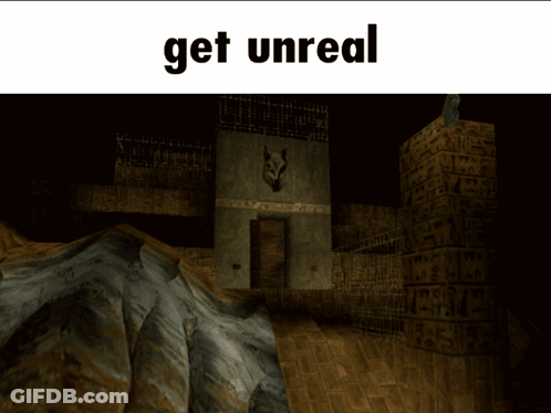 Video Game Screenshot Get Unreal GIF