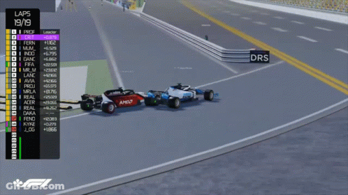 Video Game Screenshot Lap 19/19 GIF