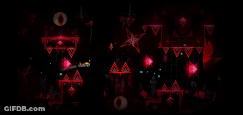 Video Game Screenshot Red Background Tower GIF