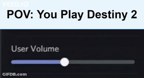 Video Game Screenshot Saying 0% Volume GIF