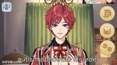 Video Game Screenshot Saying Autism Spectrum Disorder GIF
