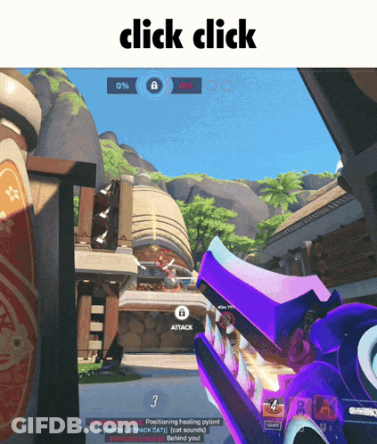 Video Game Screenshot Saying Click Click GIF