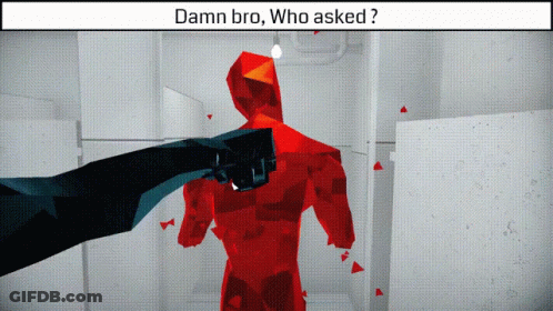Video Game Screenshot Saying Damn Bro Who Asked GIF