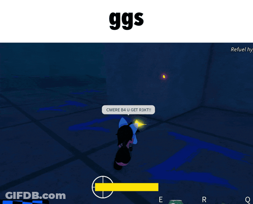 Video Game Screenshot Saying Ggs GIF