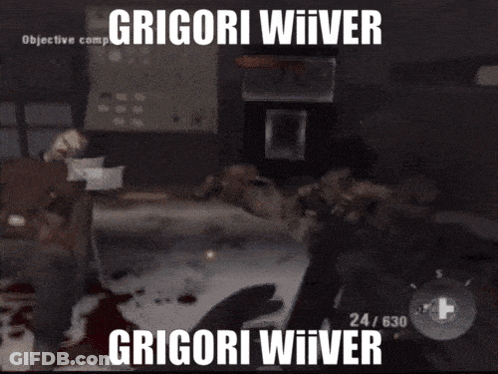 Video Game Screenshot Saying Grigori Wiiver GIF