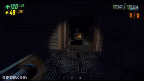 Video Game Screenshot Saying He He He GIF
