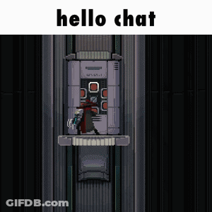 Video Game Screenshot Saying Hello Chat GIF