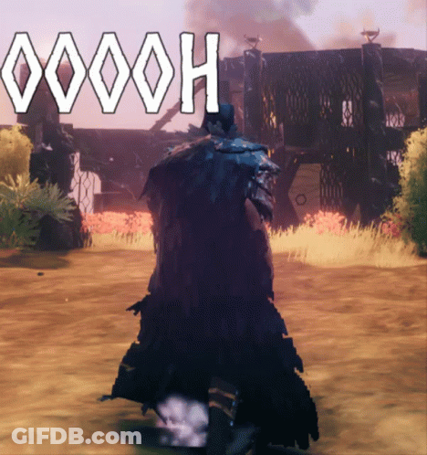 Video Game Screenshot Saying Hoooh GIF