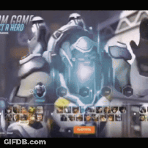 Video Game Screenshot Saying I'm Game Hero GIF