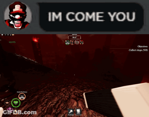Video Game Screenshot Saying Im Come You And Jump Now GIF