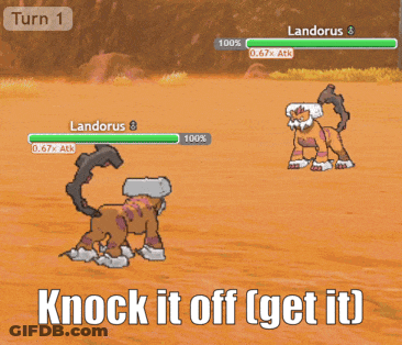 Video Game Screenshot Saying Knock It Off (Get It) GIF