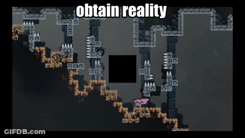 Video Game Screenshot Saying Obtain Reality GIF