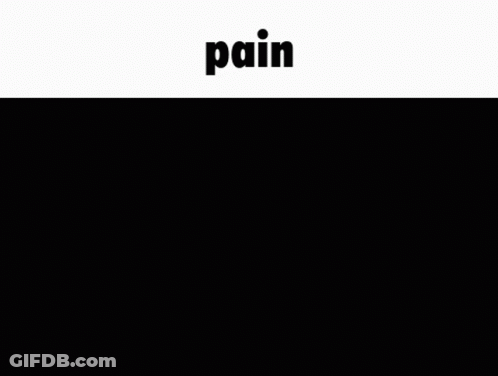 Video Game Screenshot Saying Pain GIF