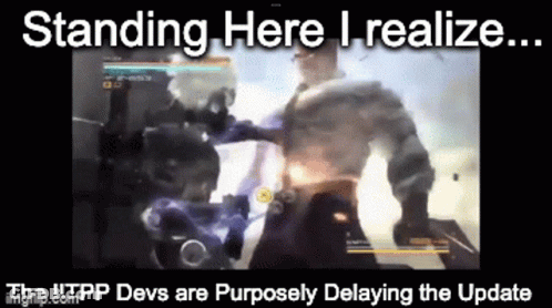 Video Game Screenshot Saying Standing Here I Realize GIF