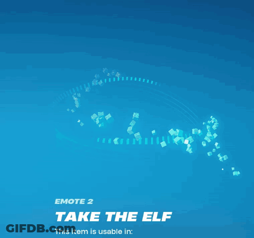 Video Game Screenshot Saying Take The Elf GIF
