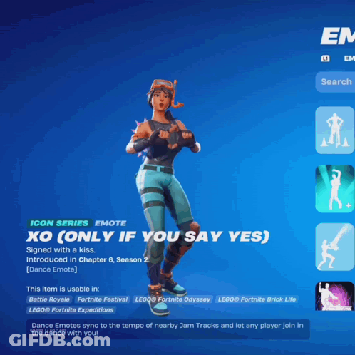 Video Game Screenshot Saying Xo Only If You Say Yes GIF