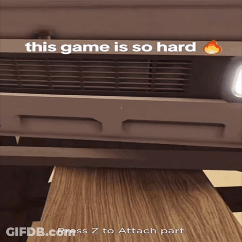 Video Game Screenshot Says Game Is Hard GIF