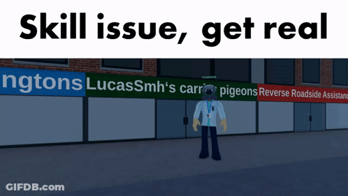 Video Game Screenshot Skill Issue GIF