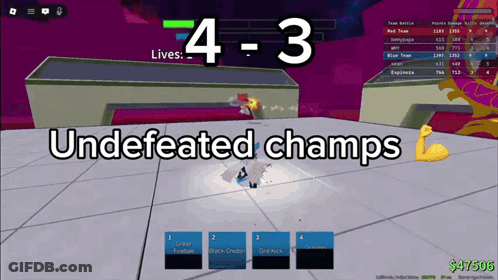 Video Game Screenshot Undefeated Champs GIF