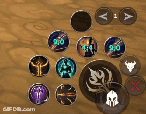 Video Game Screenshot With Blue Number 9 GIF