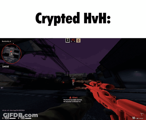 Video Game Screenshot With Crypted Hvh GIF