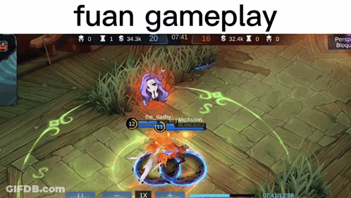 Video Game Screenshot With Fuan Gameplay GIF