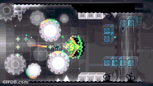Video Game Screenshot With Green Arrow GIF