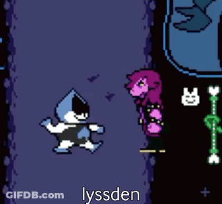 Video Game Screenshot With Lyssden GIF