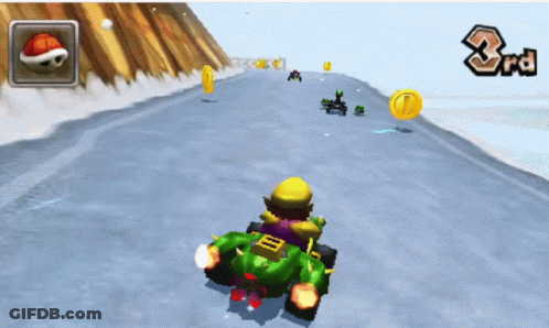 Video Game Screenshot With Number 3 GIF