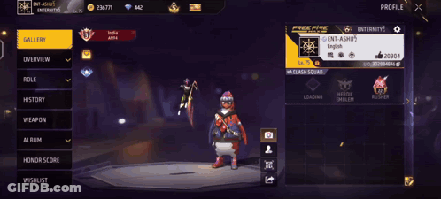 Video Game Screenshot With Player Named Ent Ashu GIF