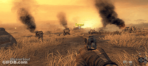 Video Game Screenshot With Target GIF