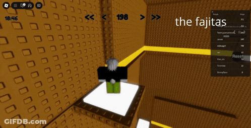 Video Game Screenshot With Words The Fajitas GIF