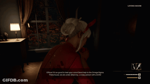 Video Game Screenshot Woman In Living Room GIF