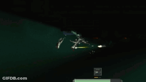 Video Game Ships In Background GIF