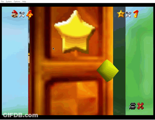 Video Game Star And Square GIF