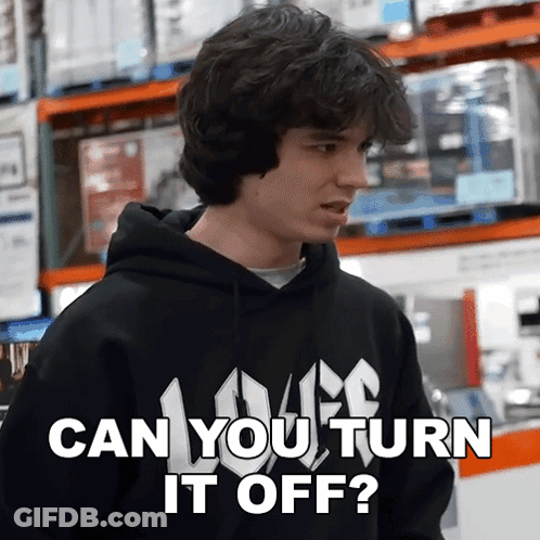 Video Game Switch Off Bur GIF