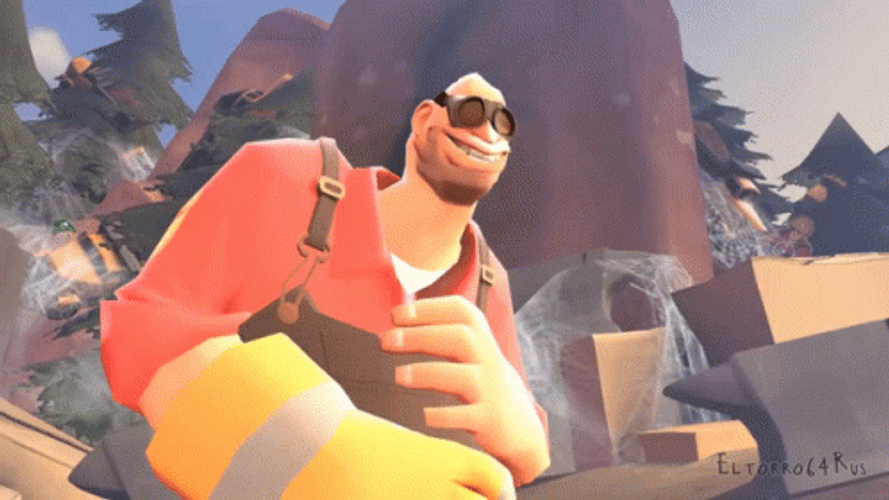 Video Game Tf2 Engineer Eyes On You GIF