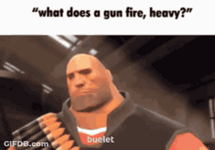 Video Game Tf2 Heavy What Does Gun Fire GIF