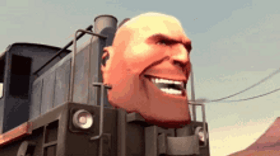 Video Game Tf2 Hype Train Operating GIF