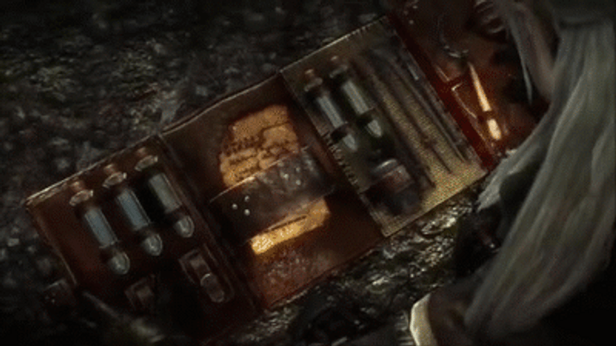 Video Game The Witcher Geralt Silver Sword GIF
