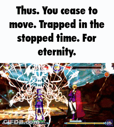 Video Game Thus You Cease To Move Trapped In Stopped Time GIF