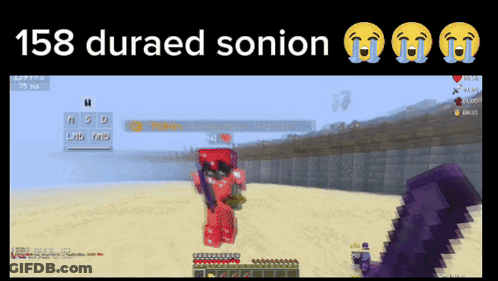 Video Game With 158 Duraed Sonion On Bottom GIF