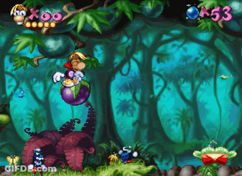 Video Game With 53 On Top Left GIF