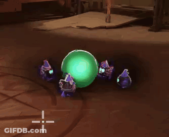 Video Game With Cross In Middle Of Screen GIF