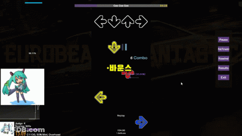 Video Game With Eurobeat Text GIF