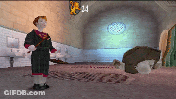 Video Game With Lion And Number 24 GIF