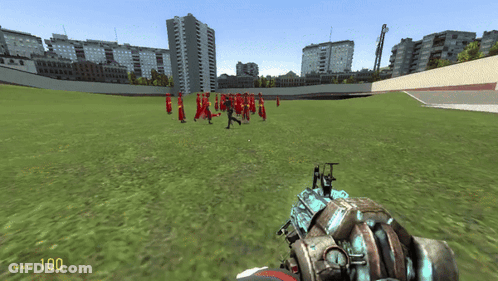 Video Game With Number 100 GIF