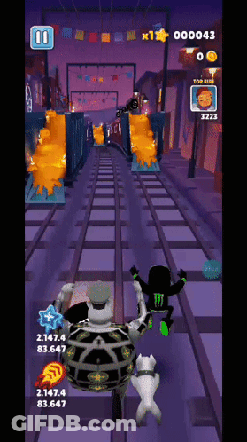Video Game With Number 3223 GIF