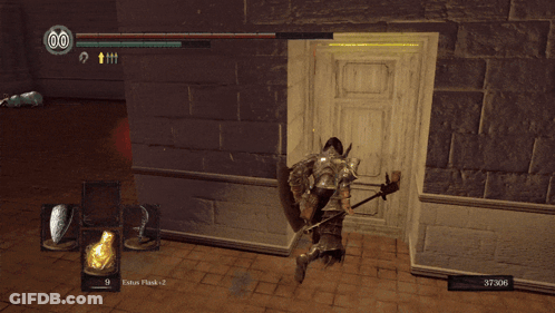Video Game With Number 37306 GIF